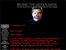 Tablet Screenshot of behindthehiddenmask.net
